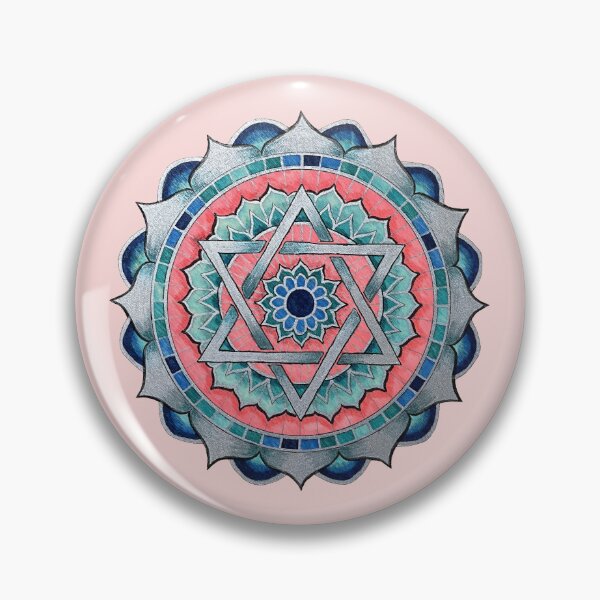 Item preview, Silver Star of David Mandala designed and sold by Elizabeth Ragona.
