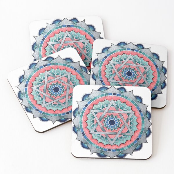 Item preview, Silver Star of David Mandala designed and sold by Elizabeth Ragona.