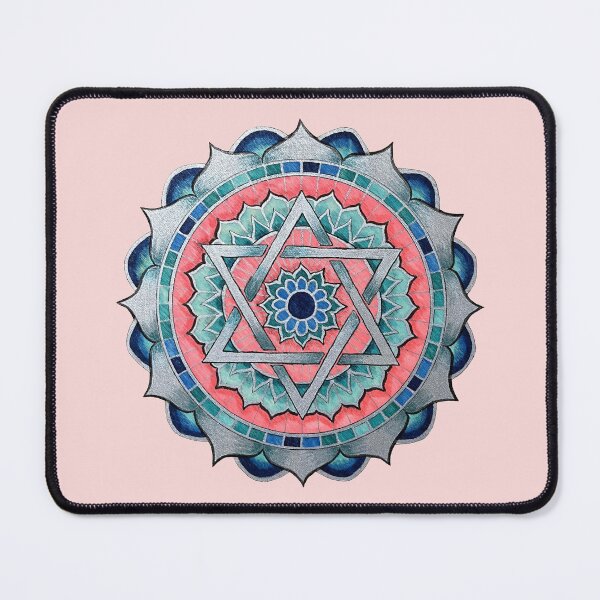 Item preview, Silver Star of David Mandala designed and sold by Elizabeth Ragona.