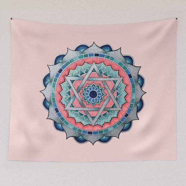 Item preview, Silver Star of David Mandala designed and sold by Elizabeth Ragona.
