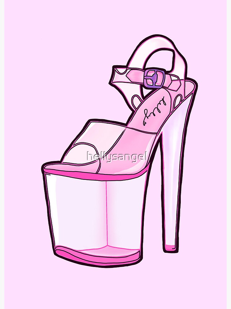 Pink 2025 stripper heels