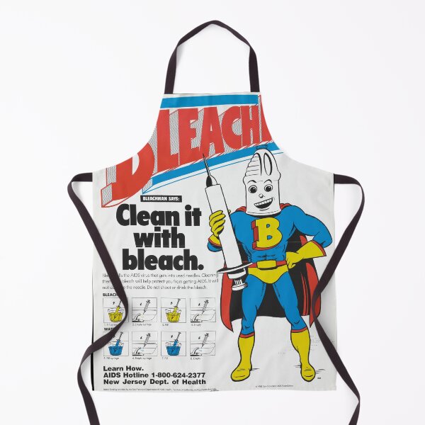 Item preview, Bleachman HIV/AIDS Campaign Poster NJ 1989 designed and sold by makuzoo.
