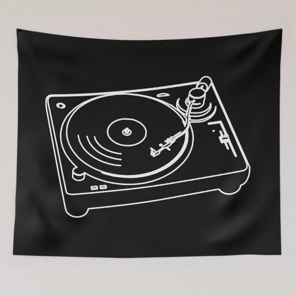 Item preview, turntable and vinyl designed and sold by ocorvo.