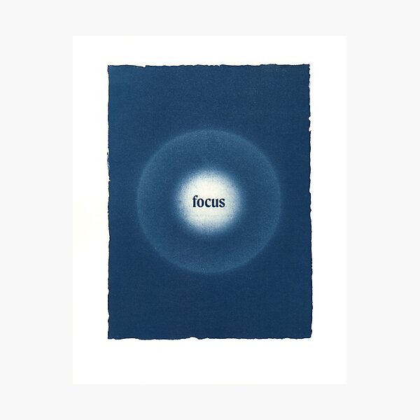 Focus | Cyanotype Print Photographic Print
