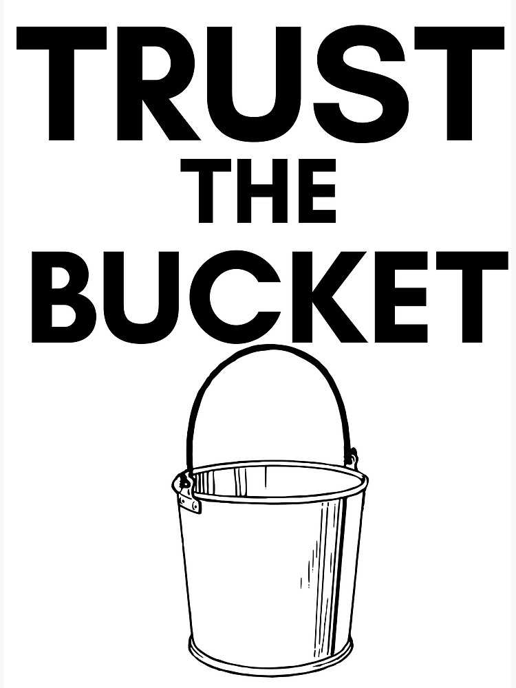 "HTTYDInspired "Trust the Bucket"" Poster for Sale by mulberrydragon