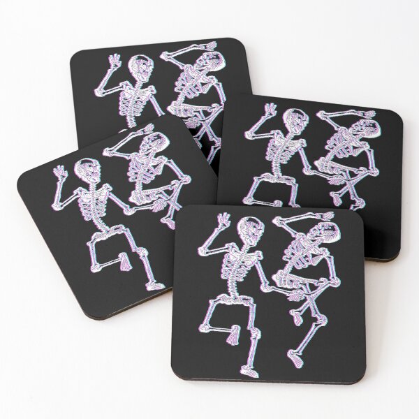 Item preview, Trippy Dancing Skeletons designed and sold by ind3finite.