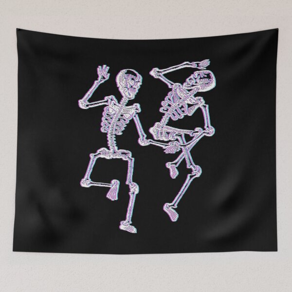 Item preview, Trippy Dancing Skeletons designed and sold by ind3finite.