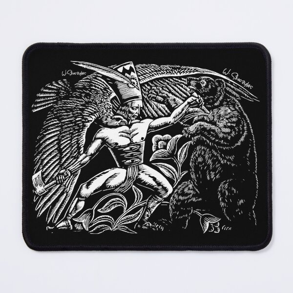 Item preview, Harnaś walczący z niedźwiedziem. designed and sold by inksypolska.