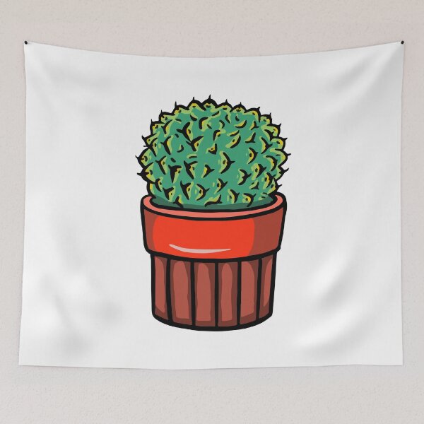 Item preview, design of succulent in a pot designed and sold by Goba Bali Studio.