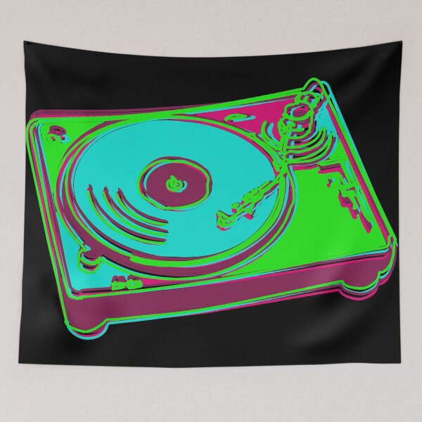 Item preview, turntable and vinyl designed and sold by ocorvo.