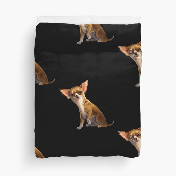 Cute, adorable Chihuahua Duvet Cover
