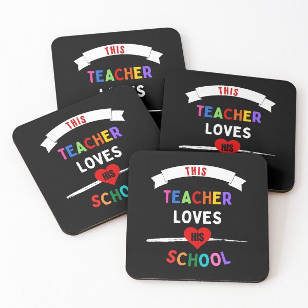 Item preview, This Teacher Loves His School The Best Teacher Color Design designed and sold by BestTeacher.