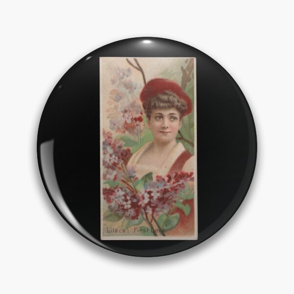 Item preview, Lilac: First Love, 1892 | Language of Flowers Trading Card N75 designed and sold by CurrantJam.