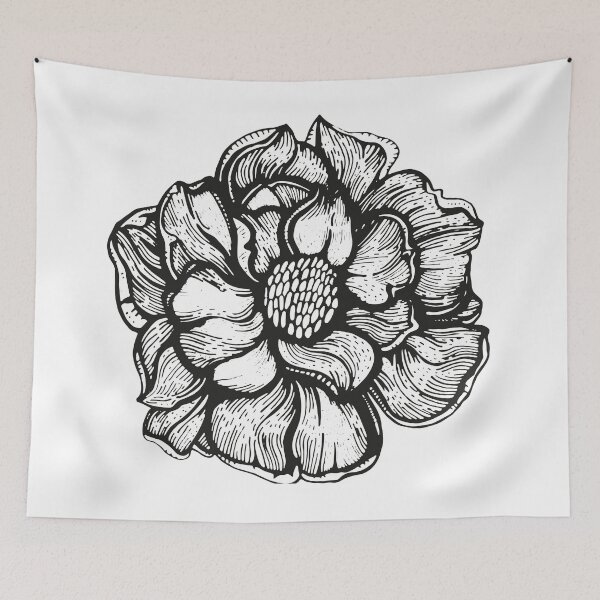 Item preview, peony graphic floral spring graphic designed and sold by lex-sky.