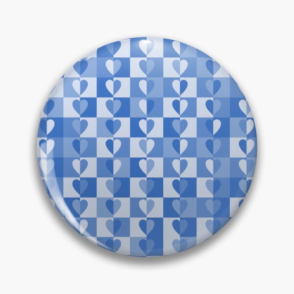 Item preview, Blue split heart pattern. designed and sold by MirBer.