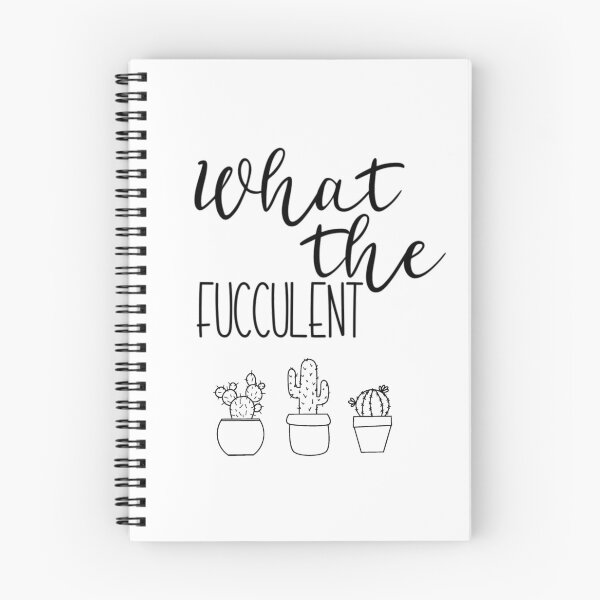Item preview, What the fucculent - plant pun designed and sold by Zoe Rush Designs.