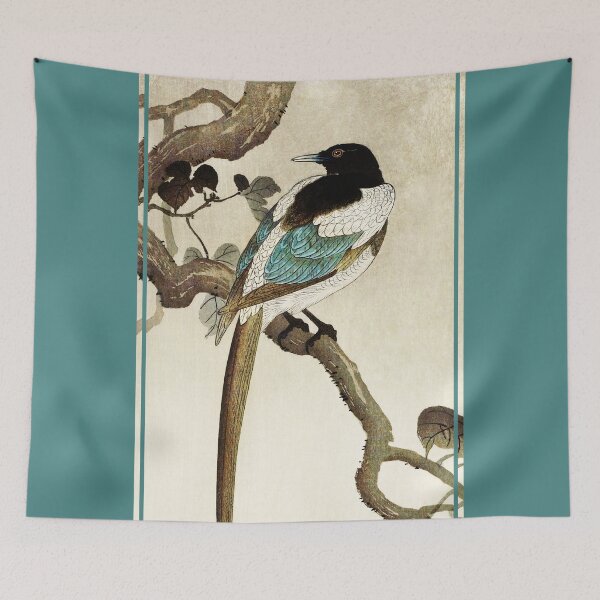Item preview, Magpie on tree branch by Ohara Koson designed and sold by DragonXX.