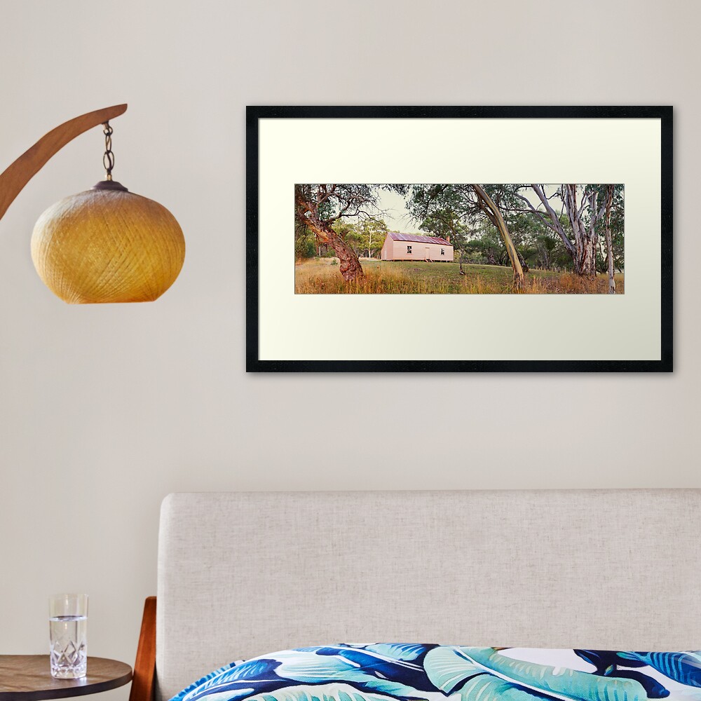 Long Plain Hut, Kosciuszko National Park, New South Wales, Australia Framed Art Print