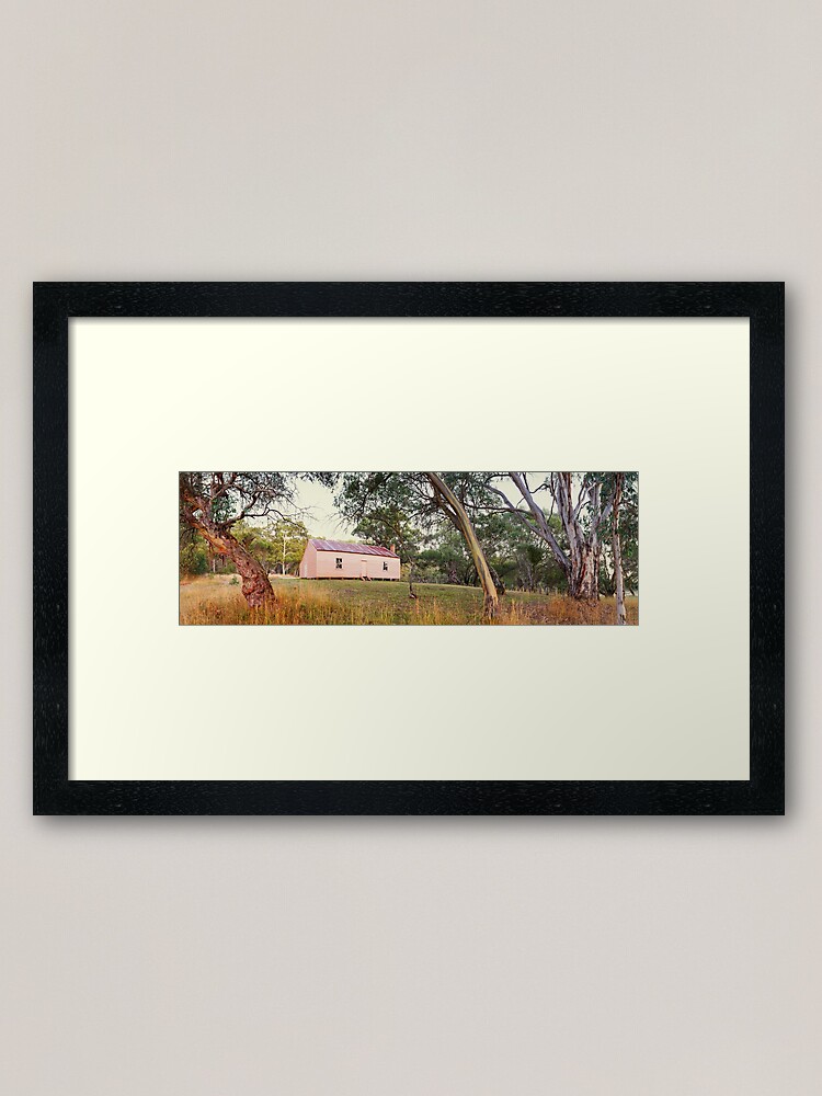 Alternate view of Long Plain Hut, Kosciuszko National Park, New South Wales, Australia Framed Art Print