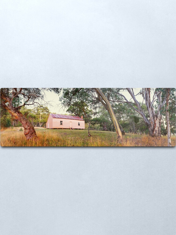 Alternate view of Long Plain Hut, Kosciuszko National Park, New South Wales, Australia Metal Print