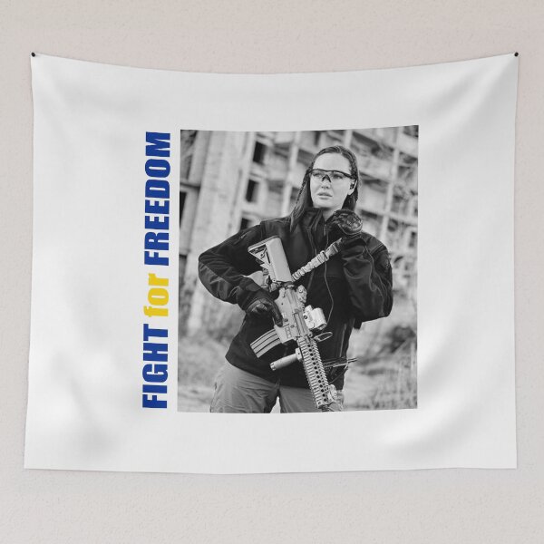 Item preview, Ukrainian military girl Freedom - support for ukraine, stop the war, peace in ukraine designed and sold by AlexNik.