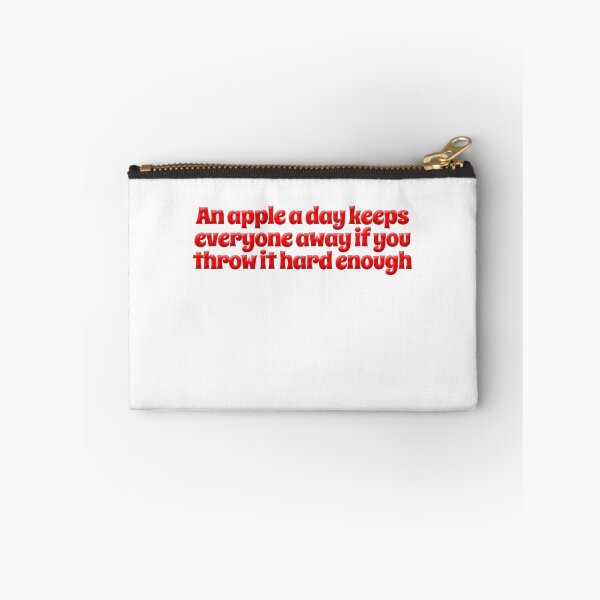 Item preview, An apple a day keeps everyone away if you throw it hard enough designed and sold by digerati.