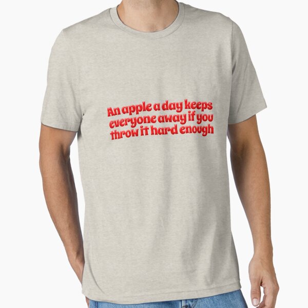 Item preview, An apple a day keeps everyone away if you throw it hard enough designed and sold by digerati.