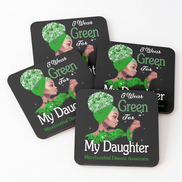 Item preview, Mitochondrial Disease Awareness Black Girl I Wear Green For My Daughter designed and sold by tenjun16.