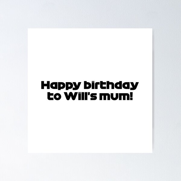 Aperçu de l'œuvre Joyeux anniversaire à la maman de Will ! NI. - Meilleure équipe Radio Imola GP Saison 2022 (Noir) créée et vendue par FilipeFerreira.
