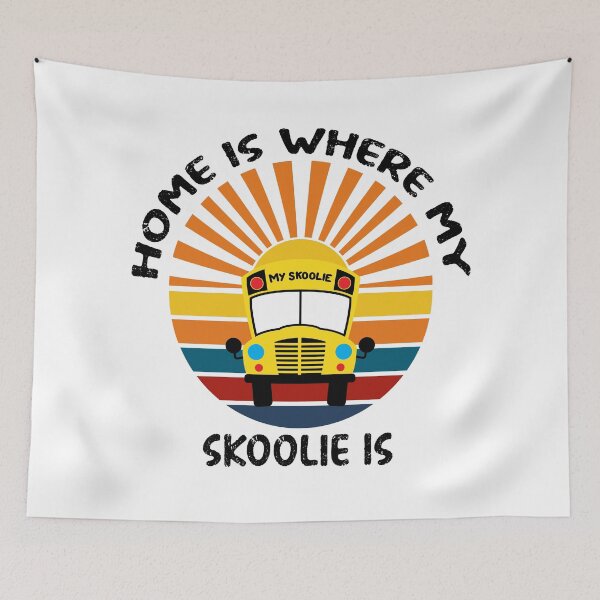 Item preview, Skoolie Life - Home Is Where My Skoolie Is designed and sold by thewildskoolie.
