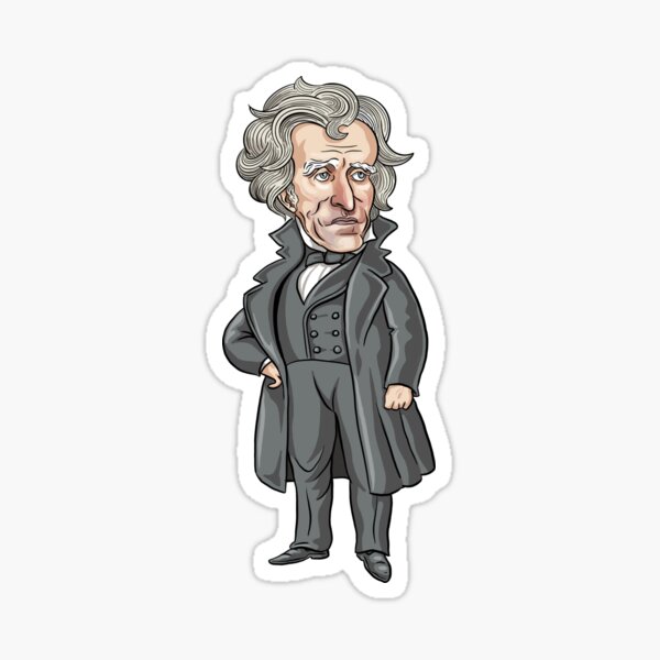 President Andrew Jackson Sticker