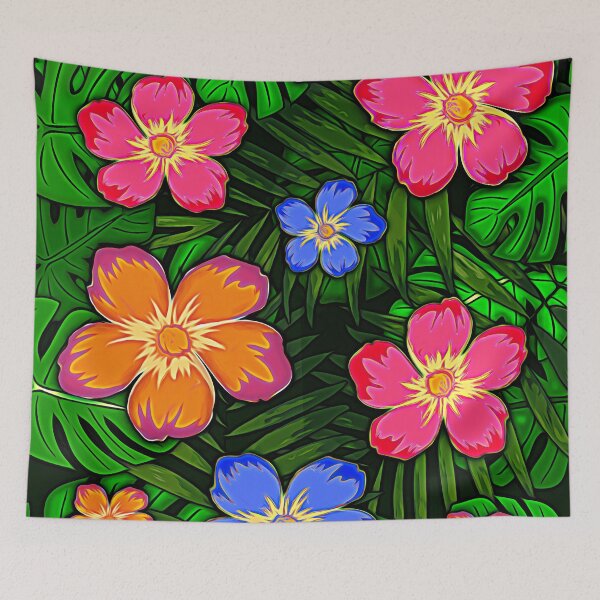 Item preview, Tropical Flowers designed and sold by Rockett Graphics.
