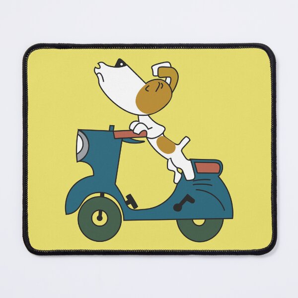 Item preview, Rex dog with scooter designed and sold by mixtape80.