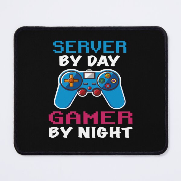 Item preview, Server By Day Gamer By Night shirt, Funny Server Gamer Birthday Gift, Server Dad Husband Boyfriend Video games Lovers Christmas Gift designed and sold by xlnv.