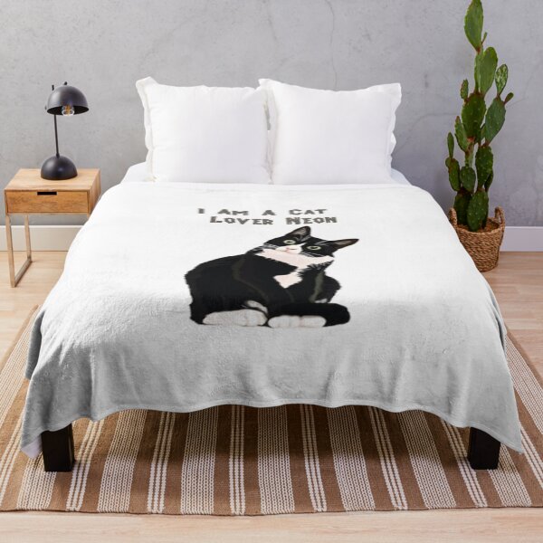 Aperçu de l'œuvre I am a cat lover neon créée et vendue par dngr shop.