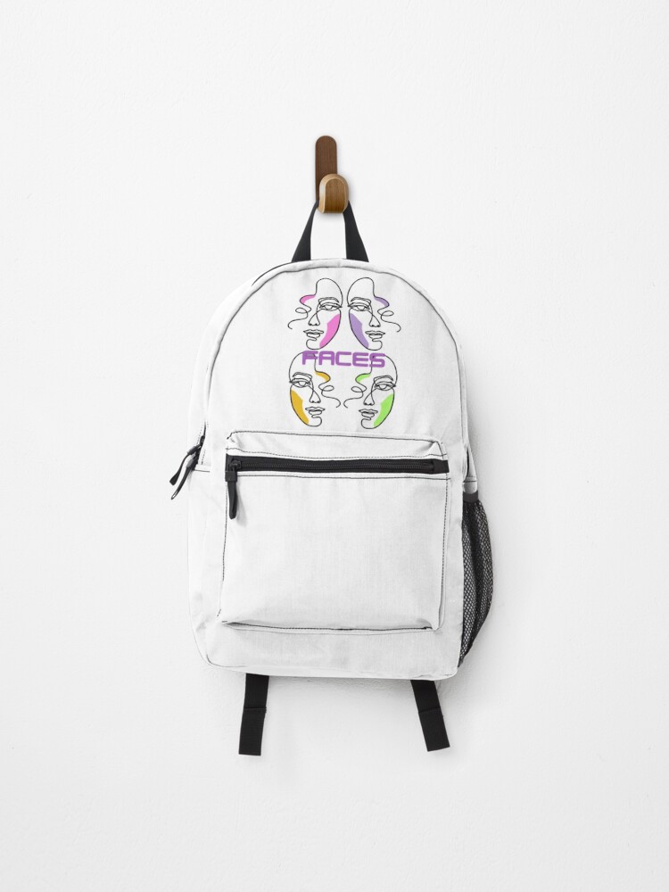 Thumbnail 1 of 3, Backpack, faces designed and sold by Emplan.