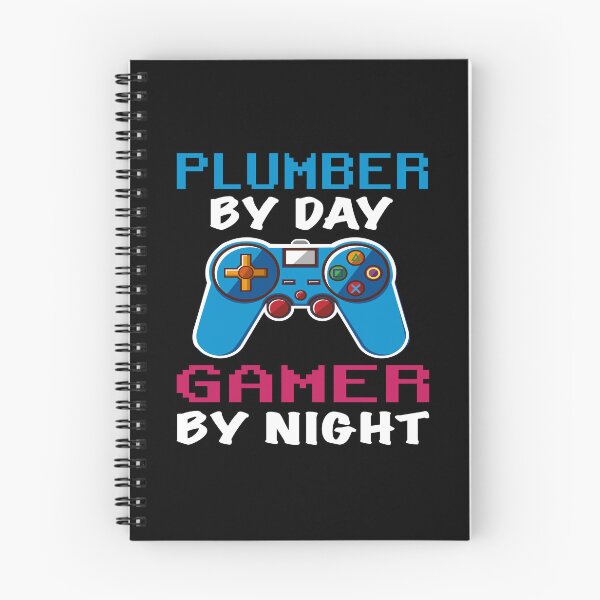 Item preview, Plumber By Day Gamer By Night shirt, Funny Plumber Gamer Birthday Gift, Plumber Dad Husband Boyfriend Video games Lovers Christmas Gift designed and sold by xlnv.