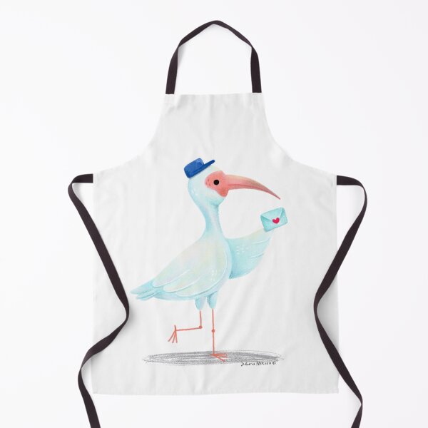 Item preview, White Ibis with a love letter designed and sold by julianamotzko.