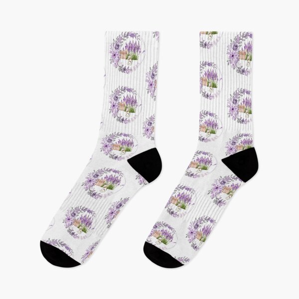 Item preview, Lavender Flowers and Calico Cat designed and sold by tomorrowsart.