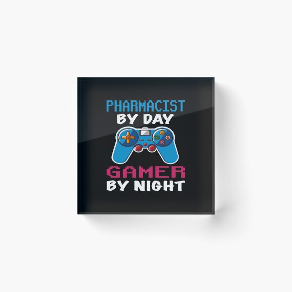 Item preview, Pharmacist By Day Gamer By Night shirt, Funny Pharmacist Gamer Birthday Gift, Pharmacist Dad Husband Boyfriend Video games Lovers Christmas Gift designed and sold by xlnv.