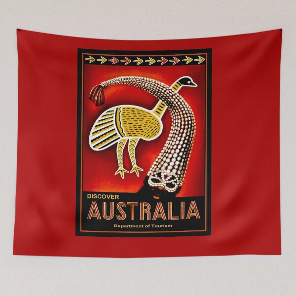 Item preview, "AUSTRALIA" Vintage Art Travel Advertising Print designed and sold by posterbobs.