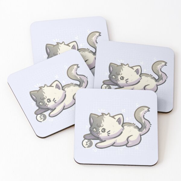 Item preview, Zodiac Gemini - Astrology Horoscope Cat  designed and sold by alexbrushes-.