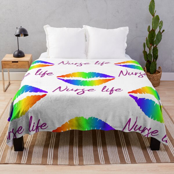 Item preview, Nurse Rainbow Mom - watercolor painting Nurse Kiss  designed and sold by EliteSayings.