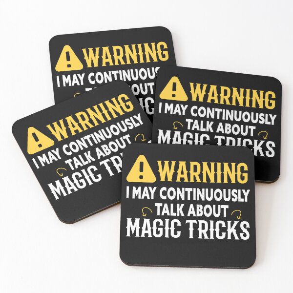 Item preview, Warning I May Continuously Talk About Magic Tricks designed and sold by Luna1Shop.