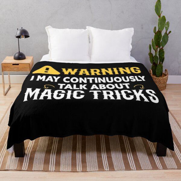 Item preview, Warning I May Continuously Talk About Magic Tricks designed and sold by Luna1Shop.
