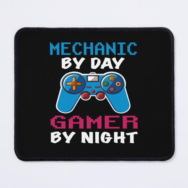 Item preview, Mechanic By Day Gamer By Night shirt, Funny Mechanic Gamer Birthday Gift, Mechanic Dad Husband Boyfriend Video games Lovers Christmas Gift designed and sold by xlnv.