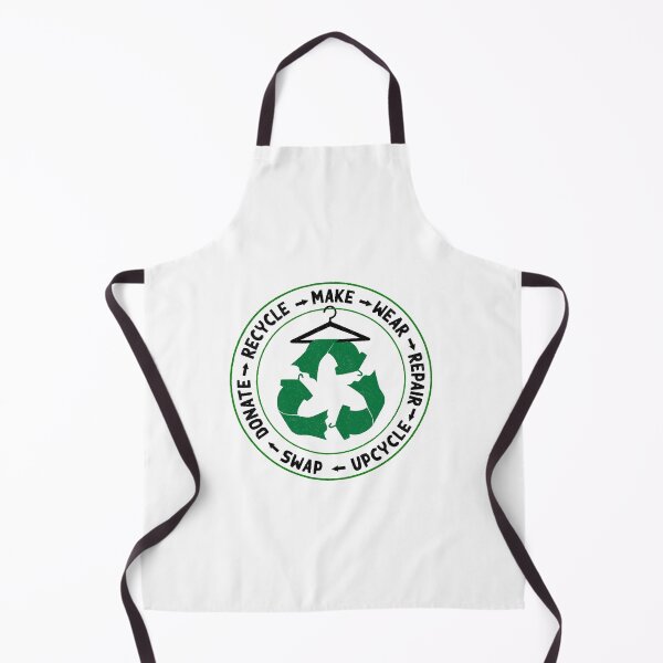 Item preview, Sustainable Fashion, make, wear, repair, upcycle, swap, donate, recycle clothes designed and sold by Hollyharry.