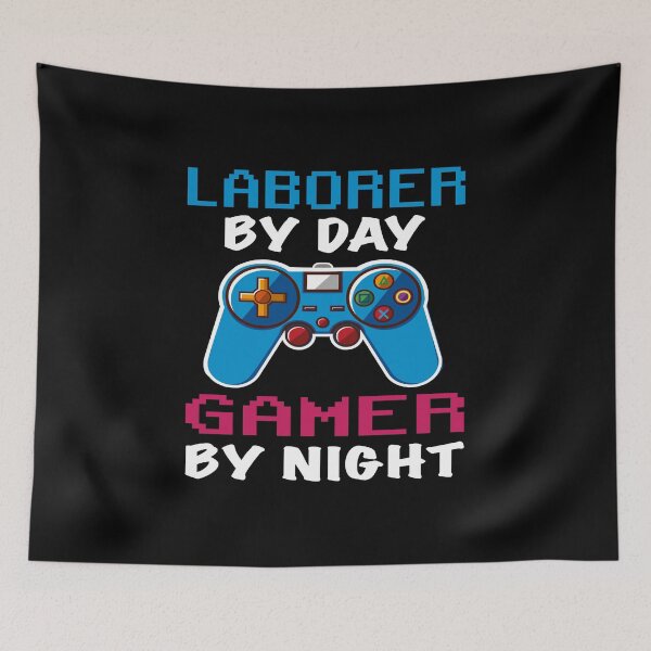 Item preview, Laborer By Day Gamer By Night shirt, Funny Laborer Gamer Birthday Gift, Laborer Dad Husband Boyfriend Video games Lovers Christmas Gift designed and sold by xlnv.