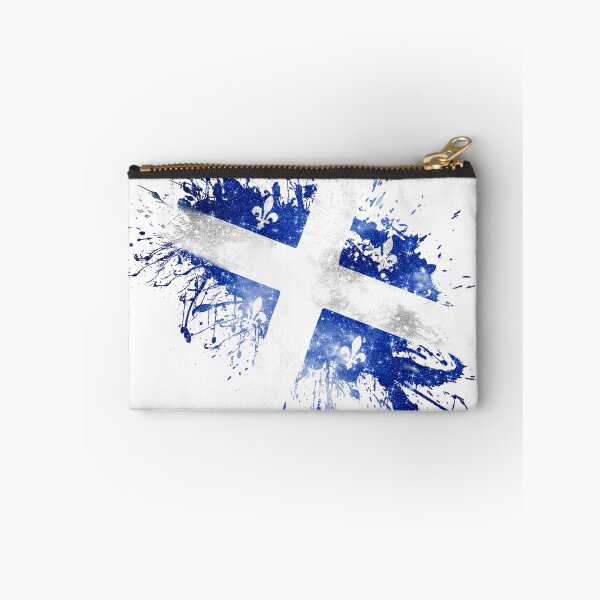 Item preview, Quebec Flag Paint Slash Art Montreal designed and sold by Jolly-Yosei.