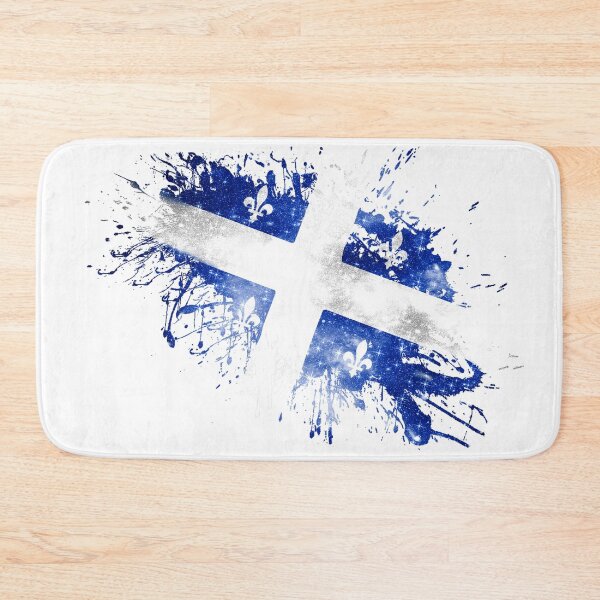 Item preview, Quebec Flag Paint Slash Art Montreal designed and sold by Jolly-Yosei.